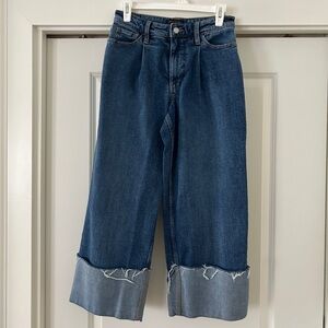 Banana Republic Wide Leg Crop Jeans size 25/0